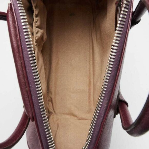 Givenchy Burgundy Sugar Goatskin Leather Medium Antigona Bag - Picture 9 of 11